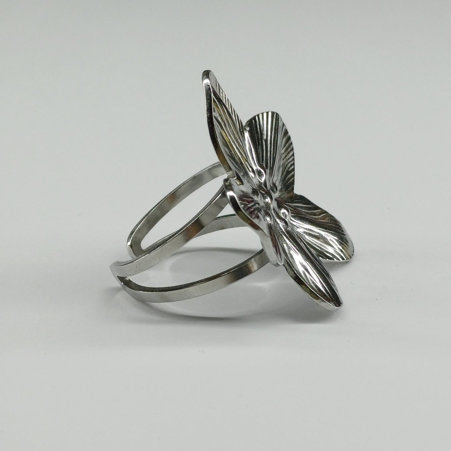 Blossom ring zilver