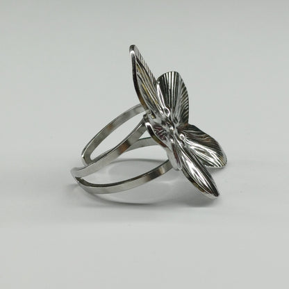 Blossom ring zilver
