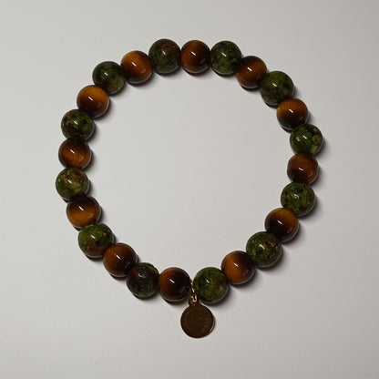 Tijgeroog steen armband 4