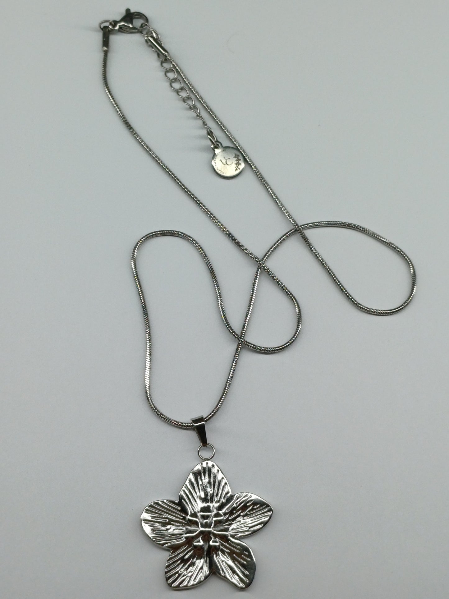 Blossom chain zilver