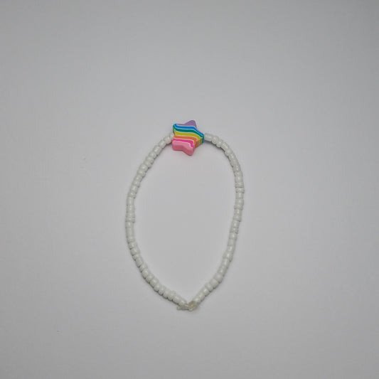 Regenboog ster kinder armbandje