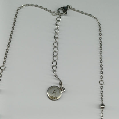 Groene bloemen ketting