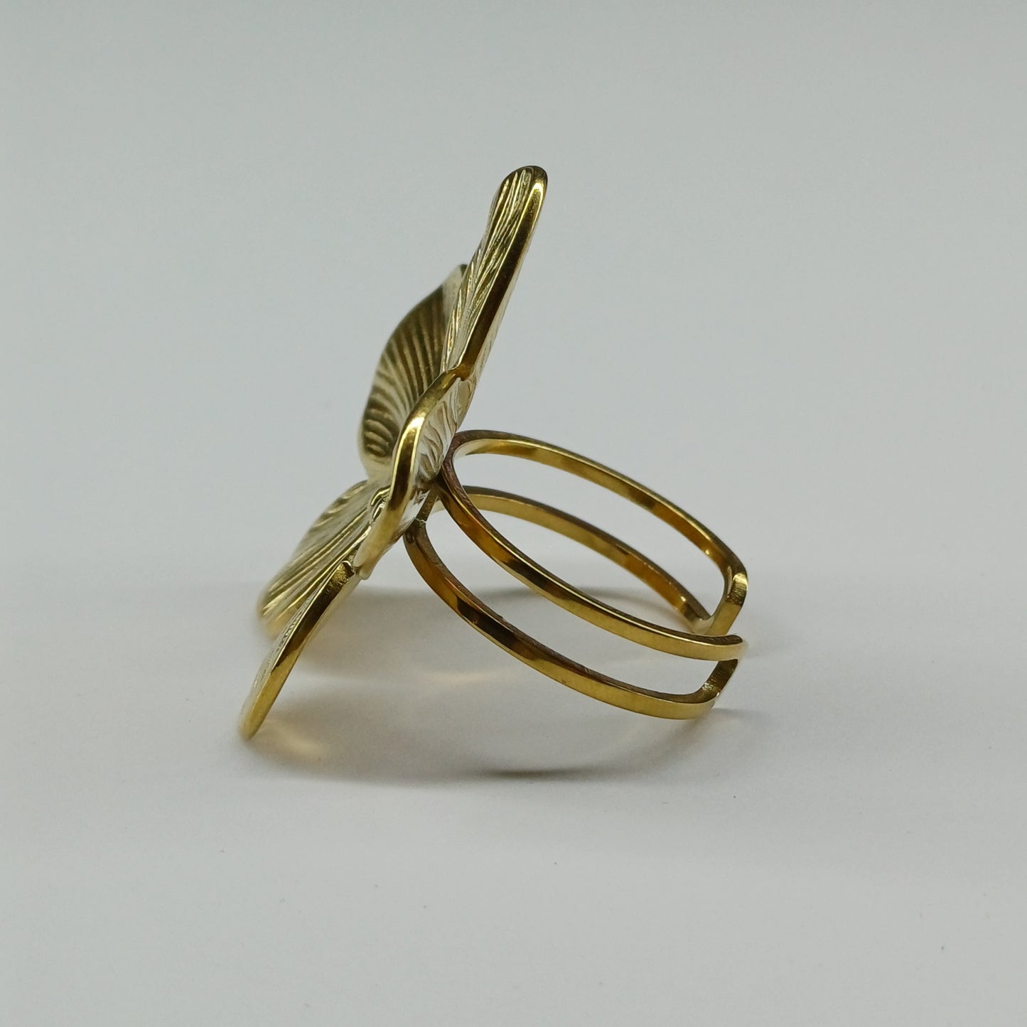 Blossom ring goud