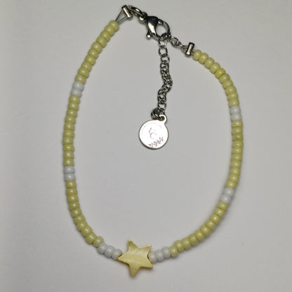 Yellow star bracelet