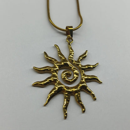 Sunny swirl chain gold