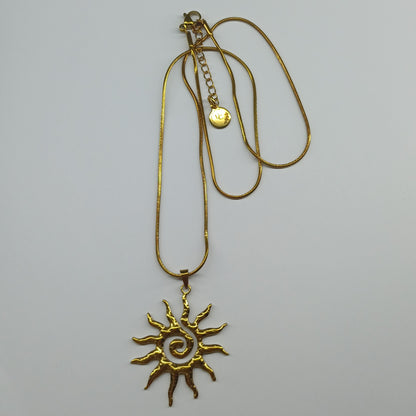 Sunny swirl chain gold