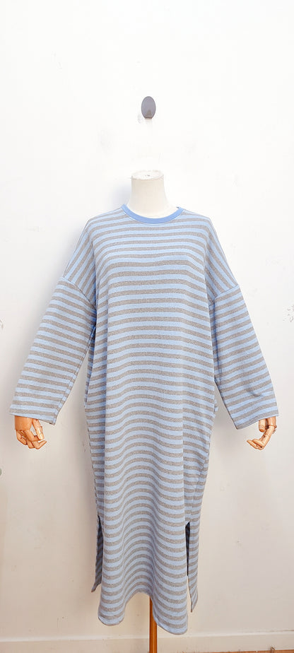 Gestreepte Pocket Jurk