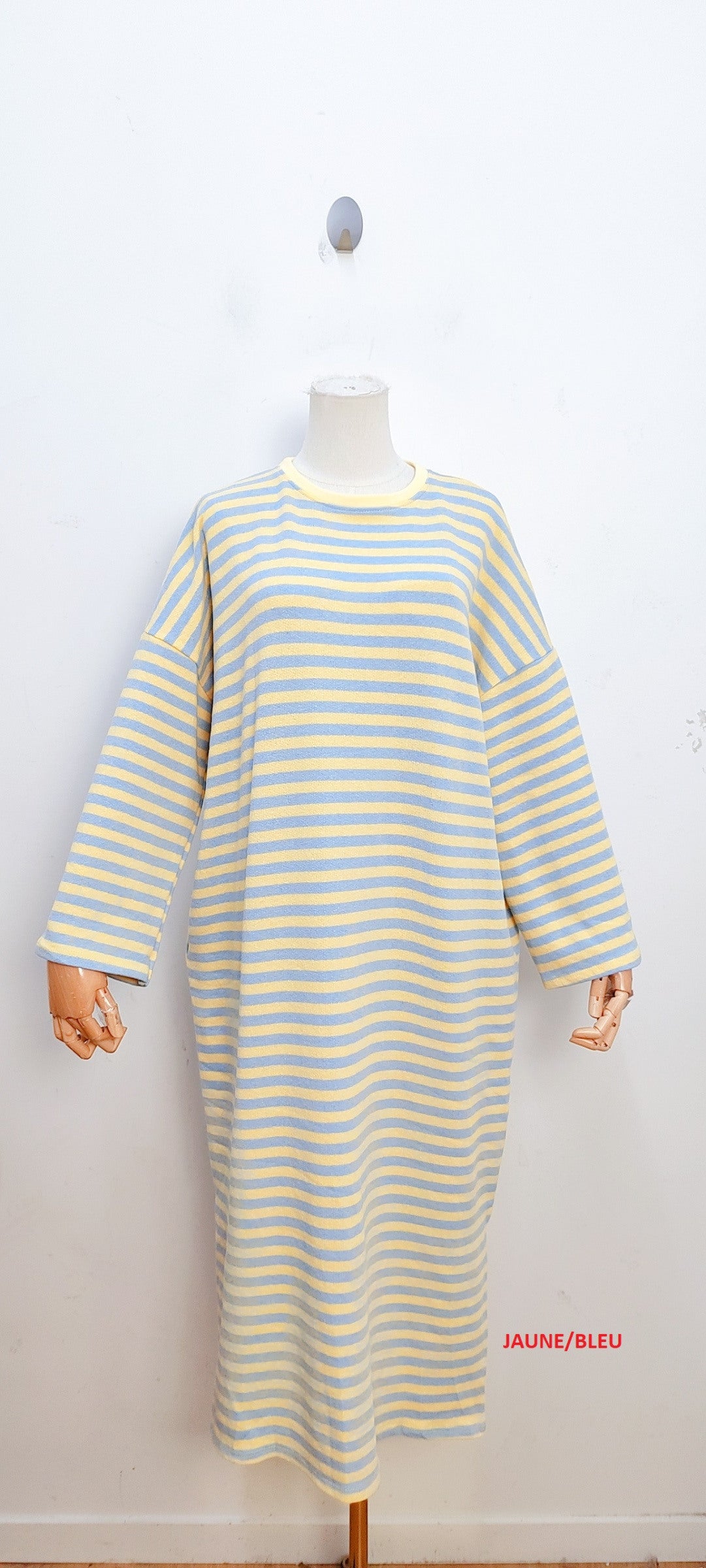 Gestreepte Pocket Jurk