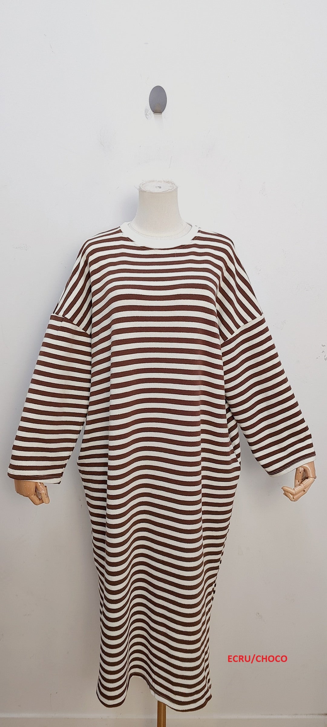 Gestreepte Pocket Jurk