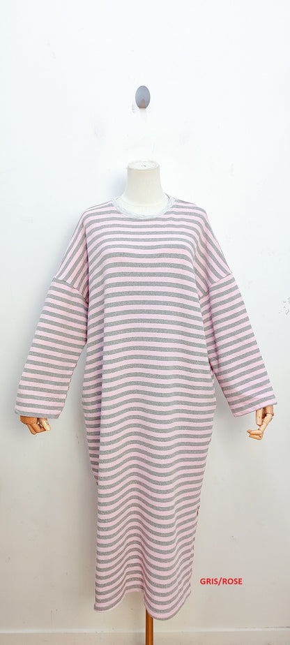 Gestreepte Pocket Jurk