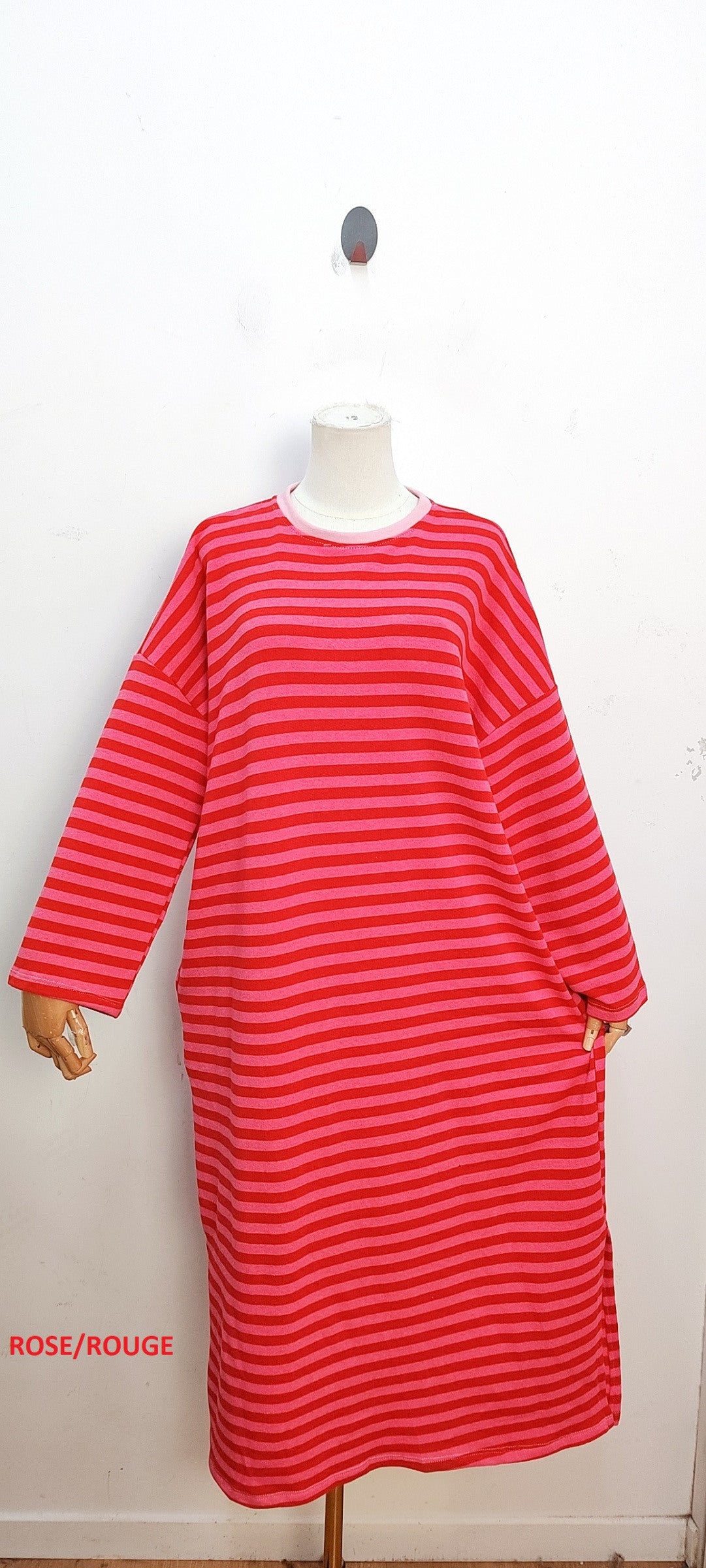 Gestreepte Pocket Jurk