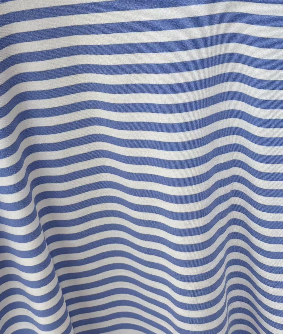 Oversized strepen T-shirt