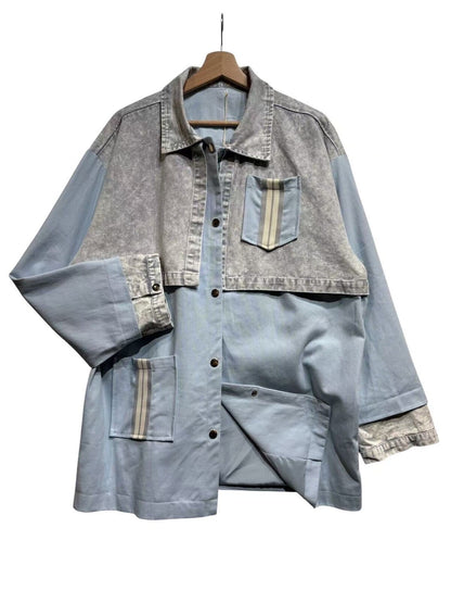 Denim Patchwork Jacket